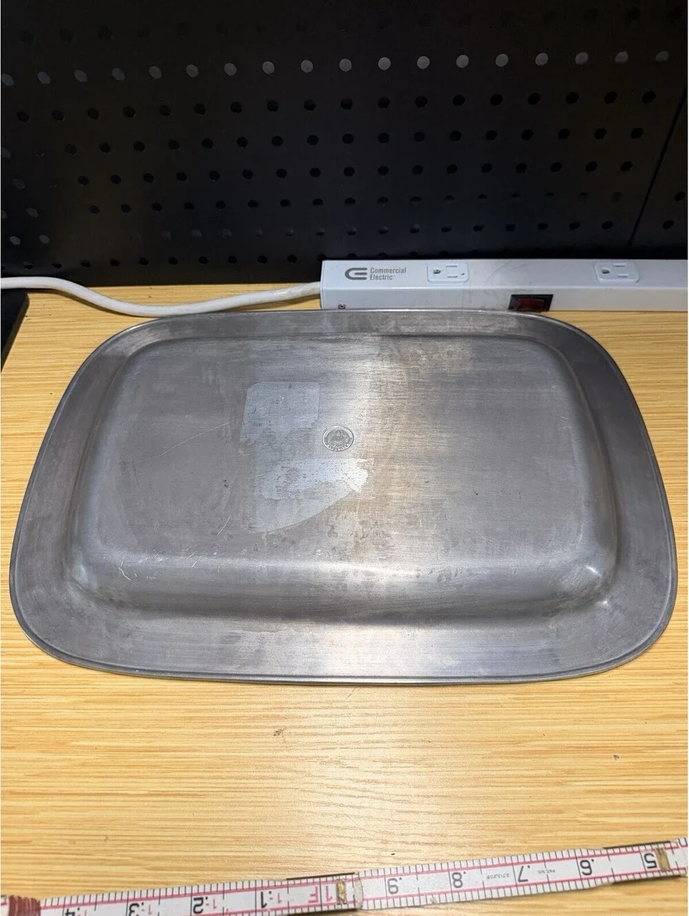 Large Wilton Armetale Reggae Rectangular Serving Tray Platter Plate VTG *